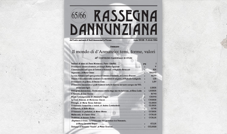 Il mondo di Dâ€™Annunzio: temi, forme, valori