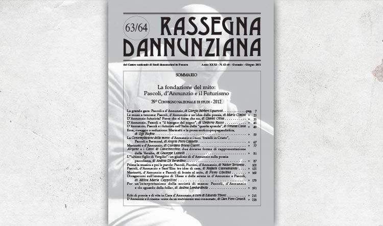 La fondazione del mito: Pascoli, dâ€™Annunzio e il Futurismo