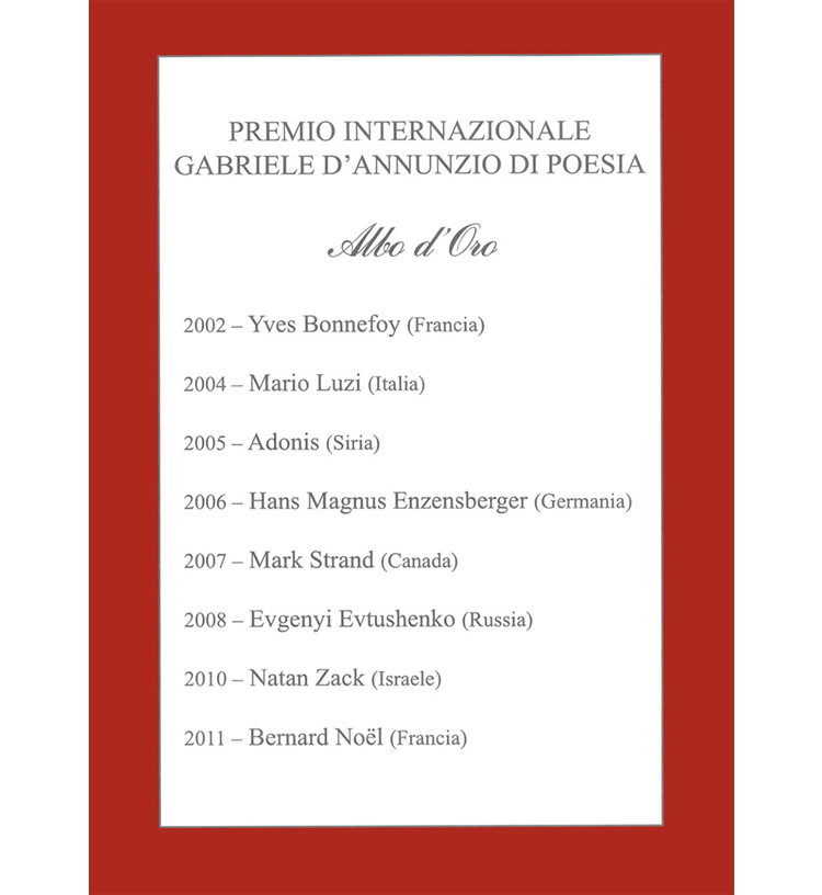 albo premio dannunzio